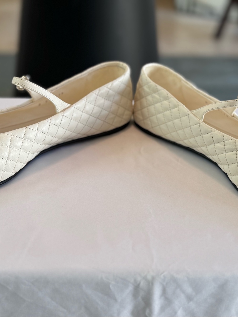 CHANEL Lambskin Quilted Mary Jane Flats size 41 - Picture 8 of 15